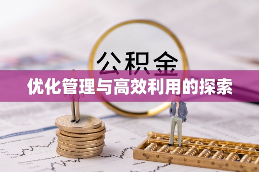 芝罘优化管理与高效利用的探索