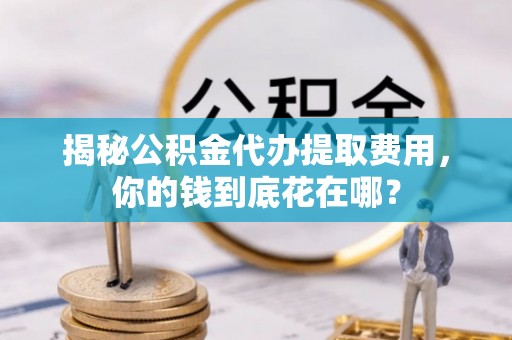 芝罘揭秘公积金代办提取费用，你的钱到底花在哪？